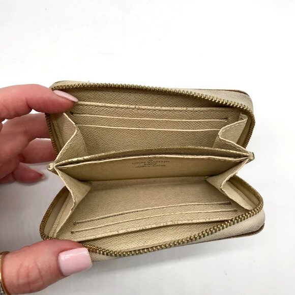 Louis Vuitton Damier Azur Zippy Coated Canvas Coin Wallet - Picture 12 of 12